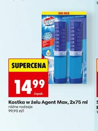 Kostka w żelu Agent Max 2-pak