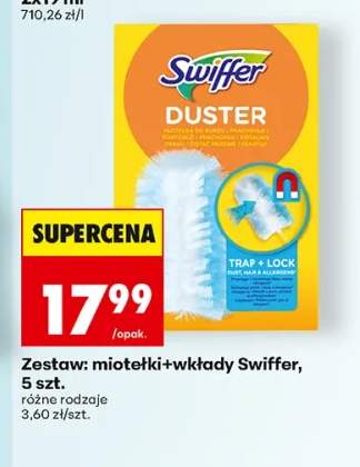 Zestaw miotełki+wkłady Swiffer