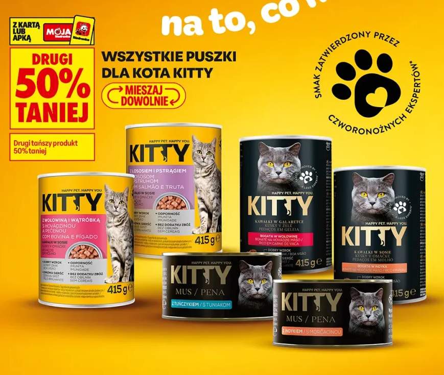 Puszki dla kota Kitty +6 wariantów