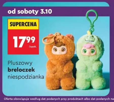 Pluszowy breloczek niespodzianka