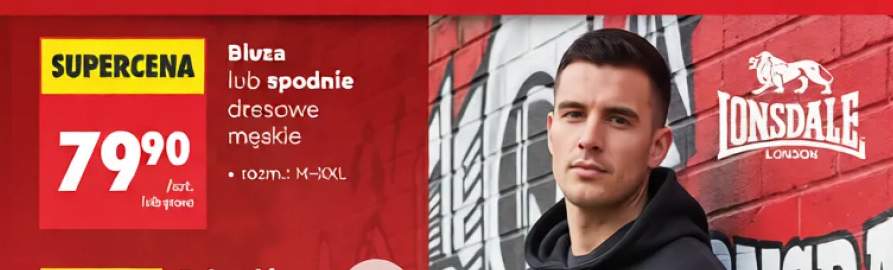Bluza męska Lonsdale +1 wariant