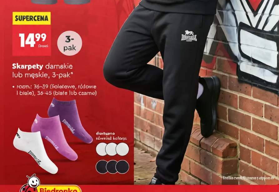 Skarpety damskie 3-pak Lonsdale +1 wariant