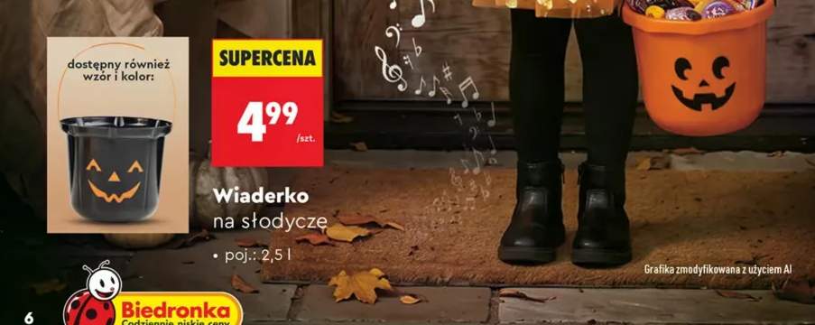 Wiaderko na słodycze 2,5 l