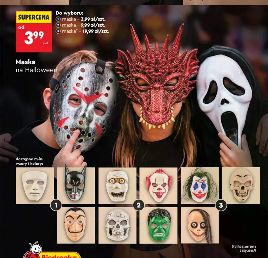 Maska na Halloween