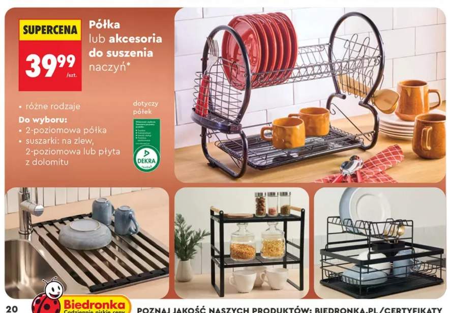 2-poziomowa półka +3 warianty