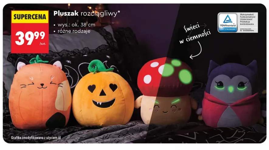 Pluszak rozciągliwy wys. 38 cm