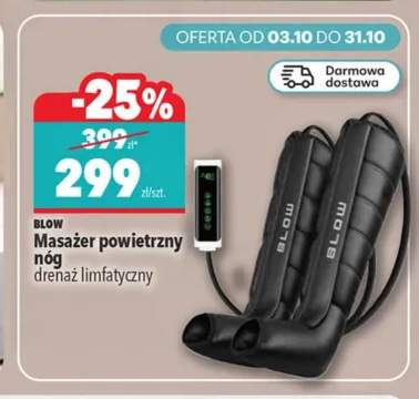 Masażer powietrzny nóg drenaż limfatyczny Blow