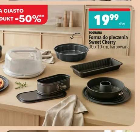 Forma do pieczenia Sweet Cherry 30x10 cm karbowana Tognana