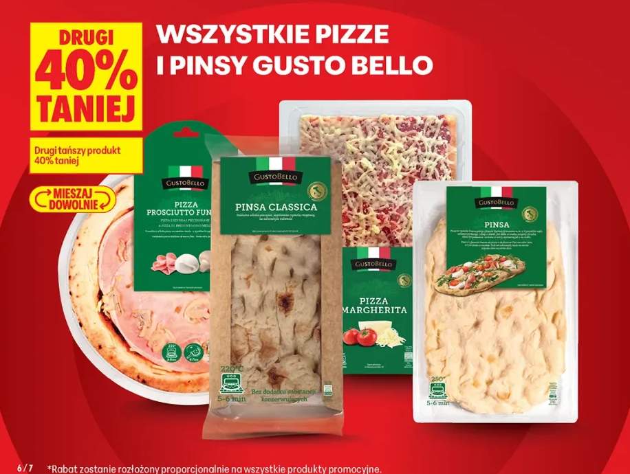 Pizze i pinsy GustoBello +4 warianty