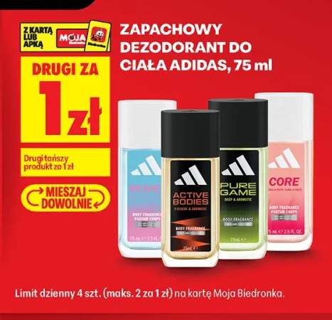 Zapachowy dezodorant do ciała Adidas