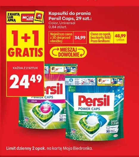 Kapsułki do prania Persil Caps Color +1 wariant