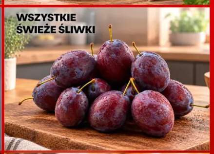 Świeże śliwki