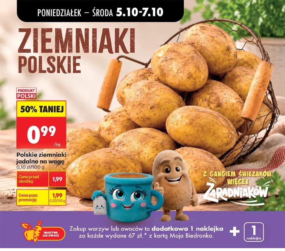 Ziemniaki jadalne polskie