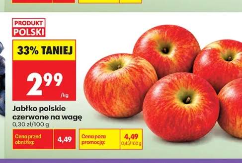 Jabłka polskie czerwone