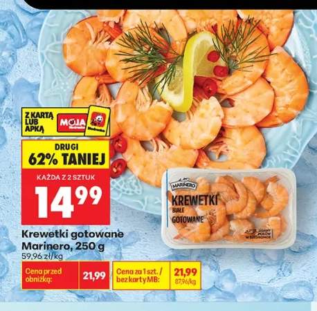 Krewetki gotowane Marinero