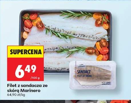 Filet z sandacza ze skórą Marinero