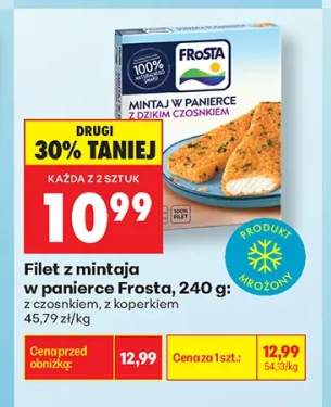 Filet z mintaja w panierce z czosnkiem Frosta +1 wariant
