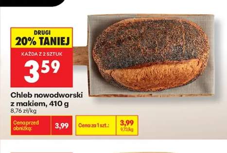 Chleb nowodworski z makiem