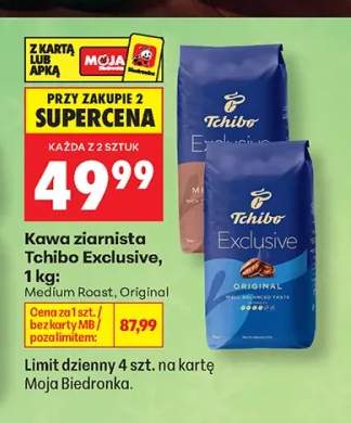 Kawa ziarnista Tchibo Exclusive Medium Roast +1 wariant