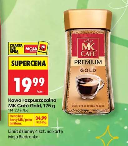 Kawa rozpuszczalna MK Café Gold