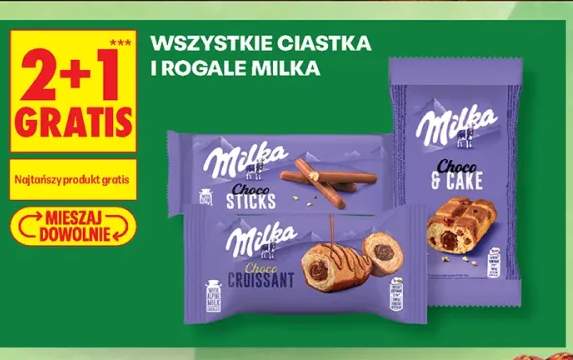 Ciastka i rogale Milka +3 warianty