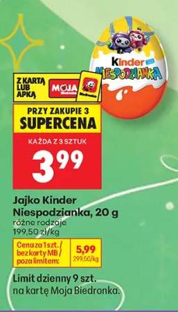 Jajko Kinder Niespodzianka