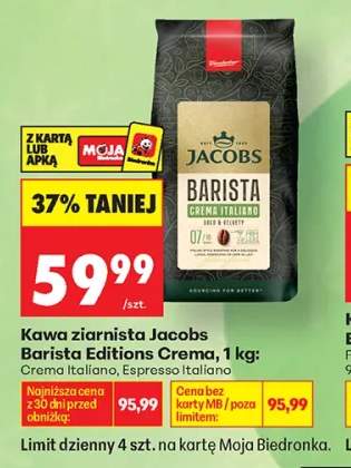 Kawa ziarnista Jacobs Barista Editions Espresso Italiano +1 wariant