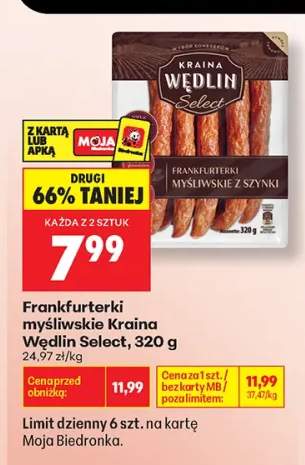 Frankfurterki myśliwskie Kraina Wędlin Select