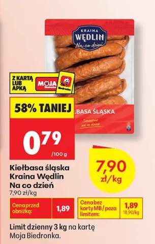 Kiełbasa śląska Kraina Wędlin Na co dzień