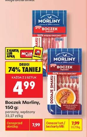Boczek parzony Morliny +1 wariant