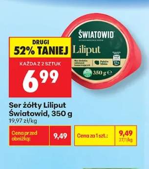 Ser żółty Liliput Światowid