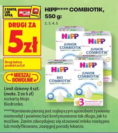 Mleko HiPP Combiotik 2 +3 warianty