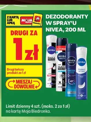 Dezodoranty w spray'u Nivea