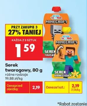 Serek twarogowy Kids World Minecraft
