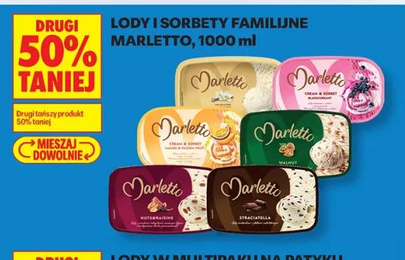 Lody i sorbety familijne Marletto