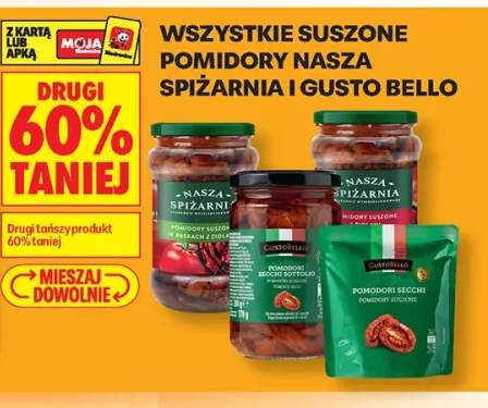 Suszone pomidory Nasza Spiżarnia i Gusto Bello +4 warianty