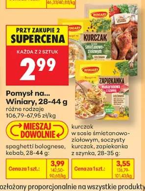 Pomysł na... Winiary spaghetti bolognese +4 warianty