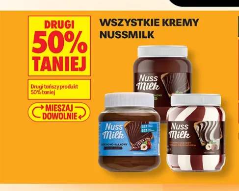 Kremy Nussmilk +3 warianty