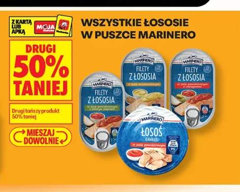 Łososie w puszce Marinero +4 warianty