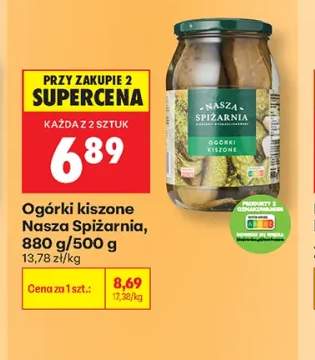 Ogórki kiszone Nasza Spiżarnia