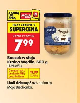 Boczek w słoju Kraina Wędlin
