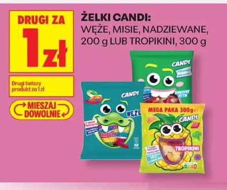 Żelki Candi misie +3 warianty