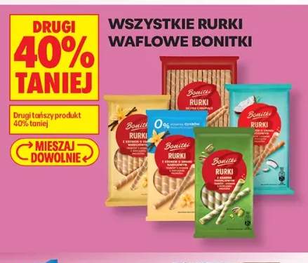 Rurki waflowe Bonitki +5 wariantów