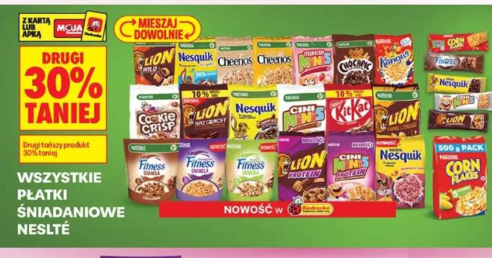 Płatki śniadaniowe Nestlé