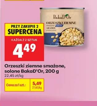 Orzeszki ziemne smażone solone BakaD'Or