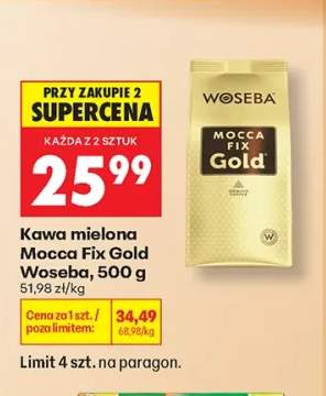 Kawa mielona Mocca Fix Gold Woseba