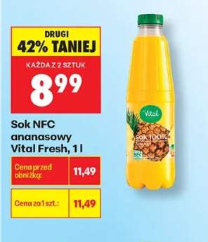 Sok NFC ananasowy Vital Fresh
