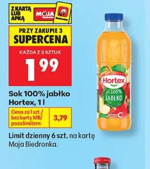 Sok jabłko Hortex 100%