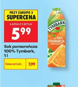 Sok pomarańcza Tymbark 100%