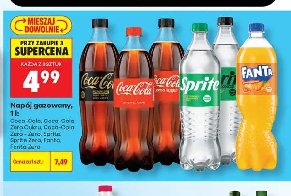 Napój gazowany Coca-Cola +6 wariantów